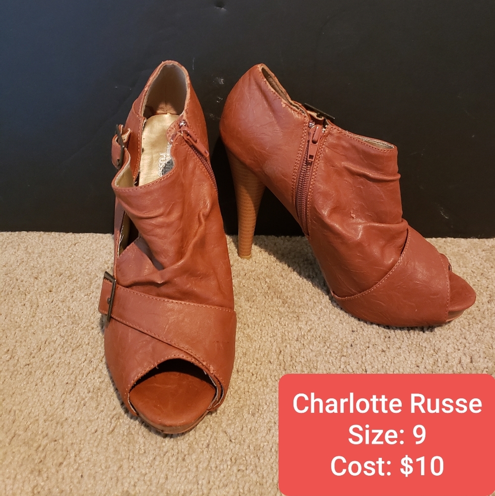 Open Toe Booties